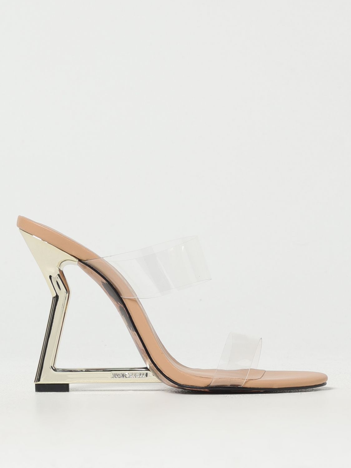 JUST CAVALLI HEELED SANDALS JUST CAVALLI WOMAN COLOR WHITE G82608001