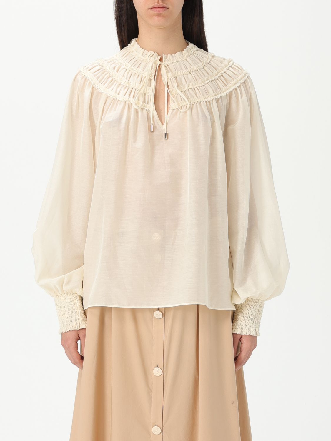 Liu •jo Shirt Liu Jo Woman Color Sand In Sand