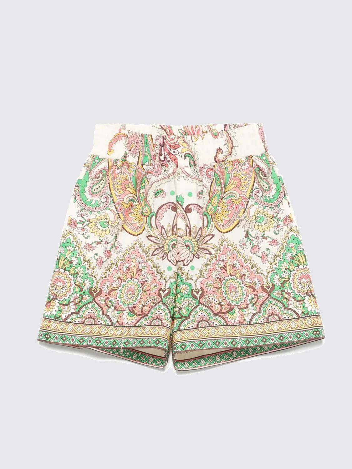 Etro Paisley-print Shorts In Multi