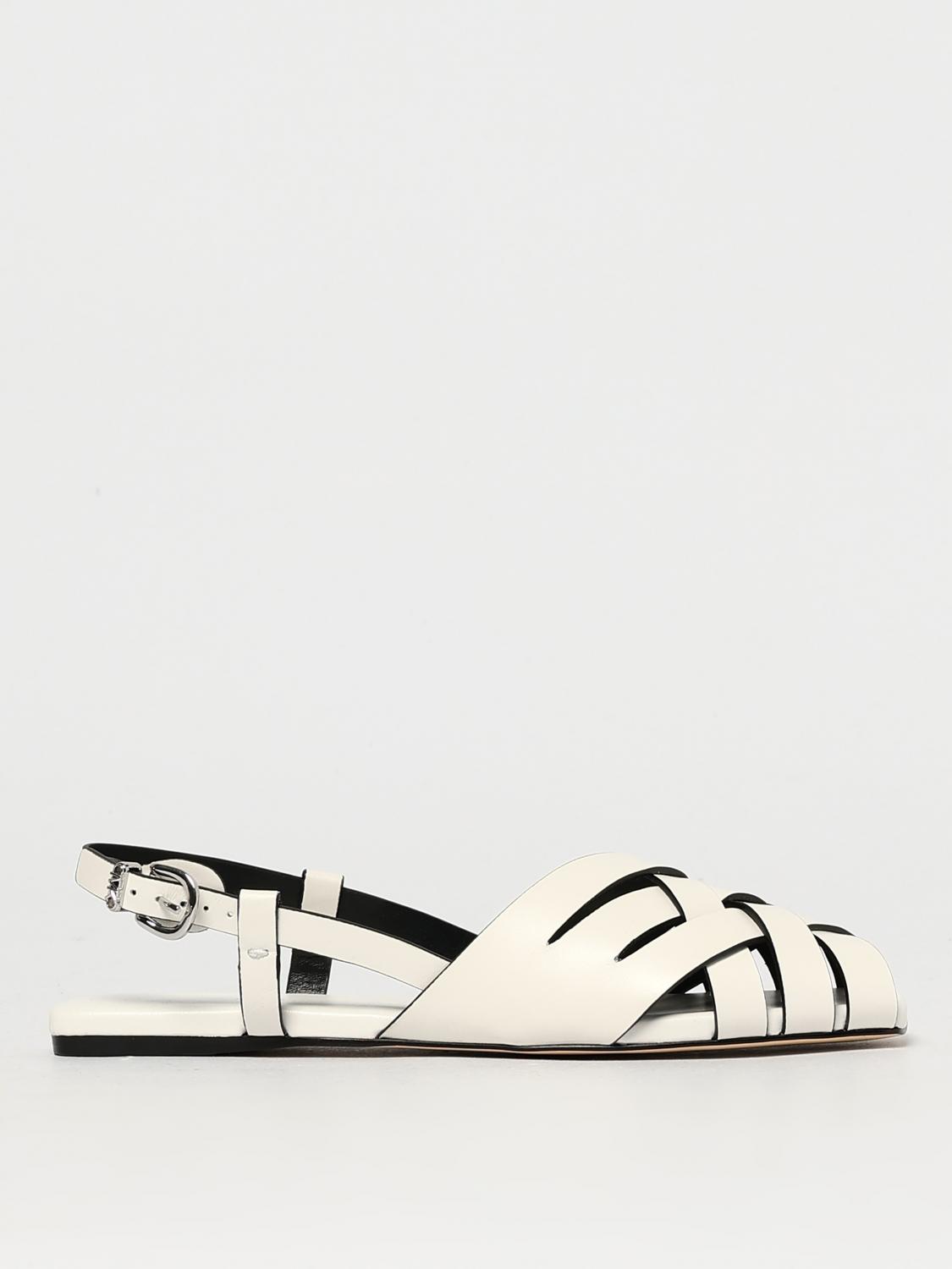 Michael Kors Flat Sandals  Woman Color White In White