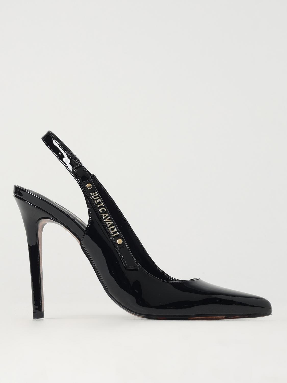 Just Cavalli Ballet Flats  Woman Color Black In ブラック