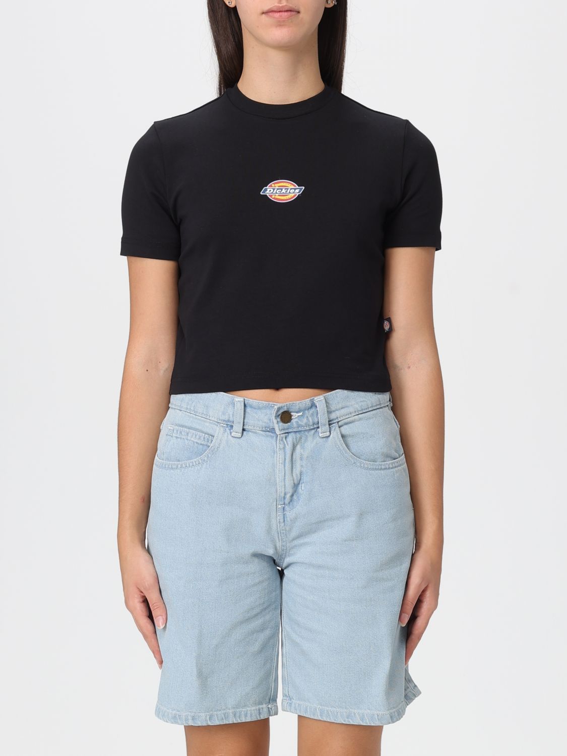 Dickies T-shirt  Woman Color Black In Black