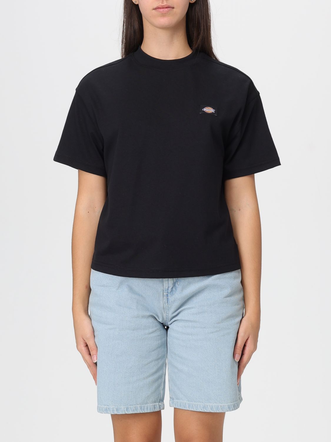 Dickies T-shirt  Woman Color Black In Black