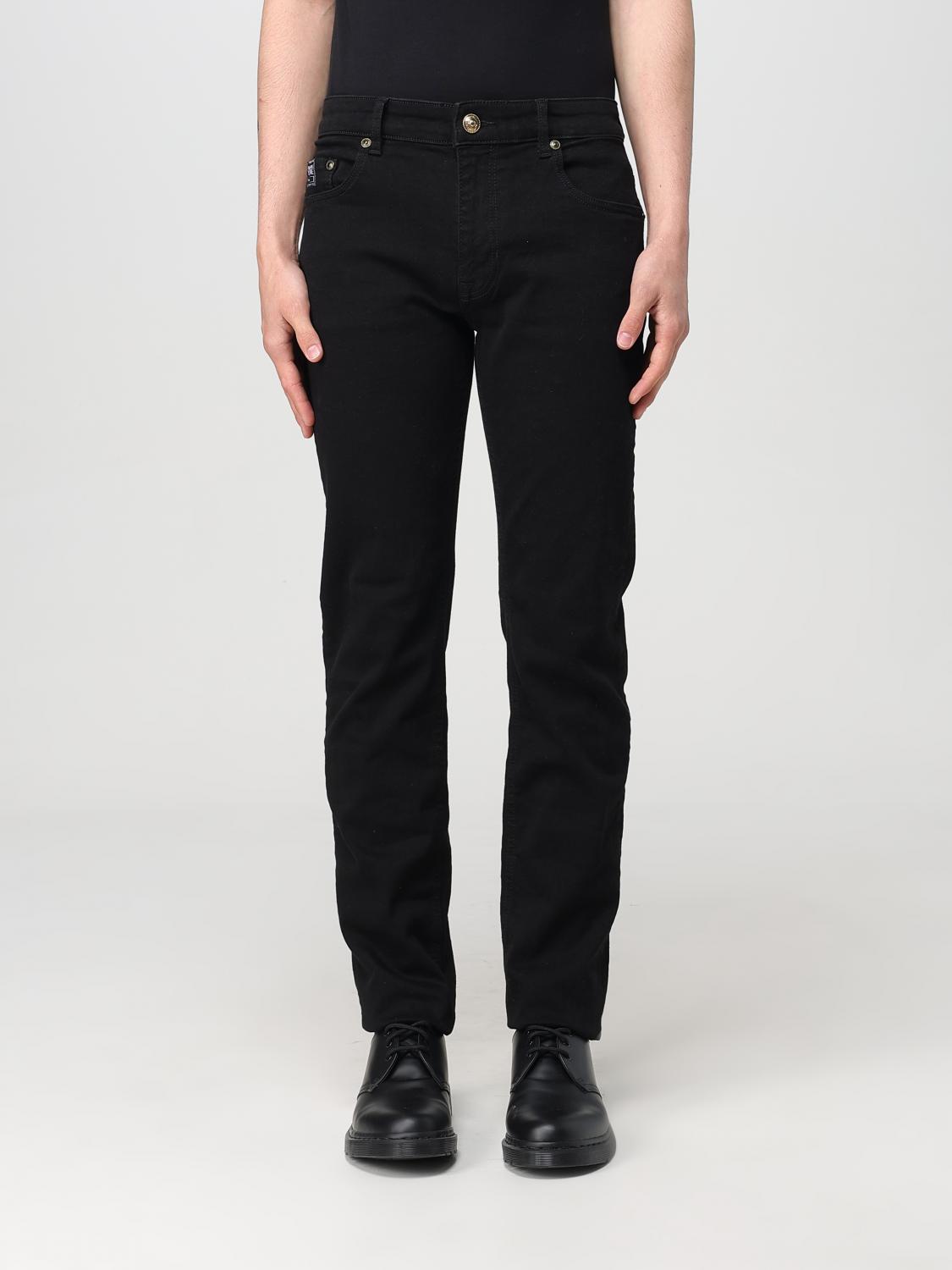 Versace Jeans Couture Black Piece Number Slim Jeans