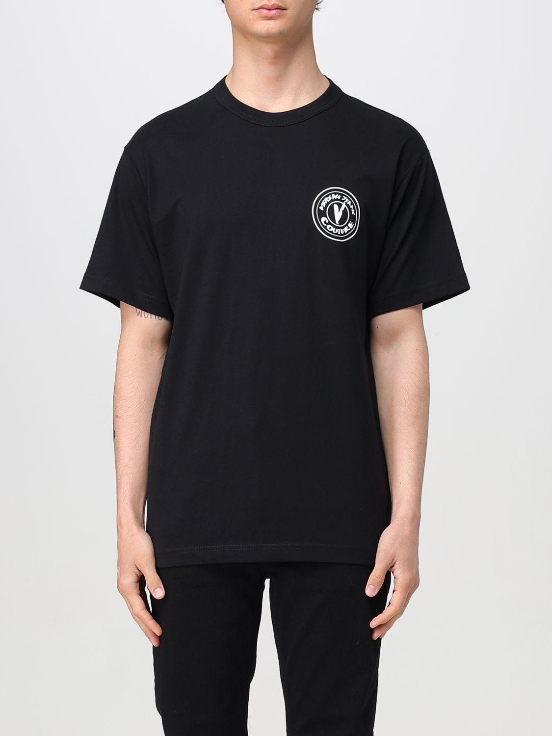 VERSACE JEANS COUTURE T-SHIRT VERSACE JEANS COUTURE MEN COLOR BLACK G82775002