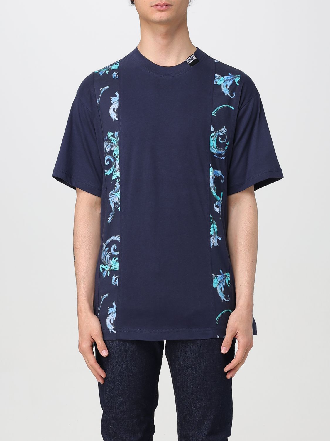 VERSACE JEANS COUTURE T-SHIRT VERSACE JEANS COUTURE MEN COLOR BLACK G82783002