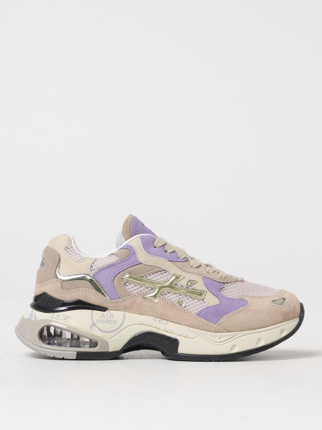 Premiata Hill Sneakers In Beige