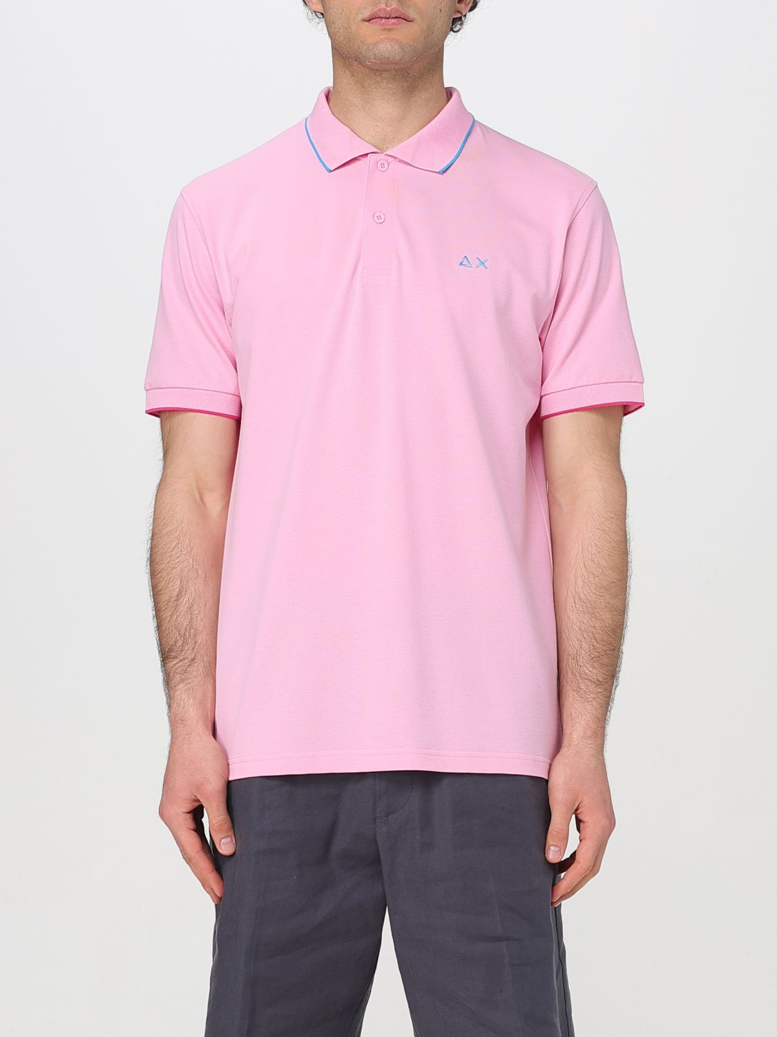 Sun68 Polo Shirt  Men Color Pink