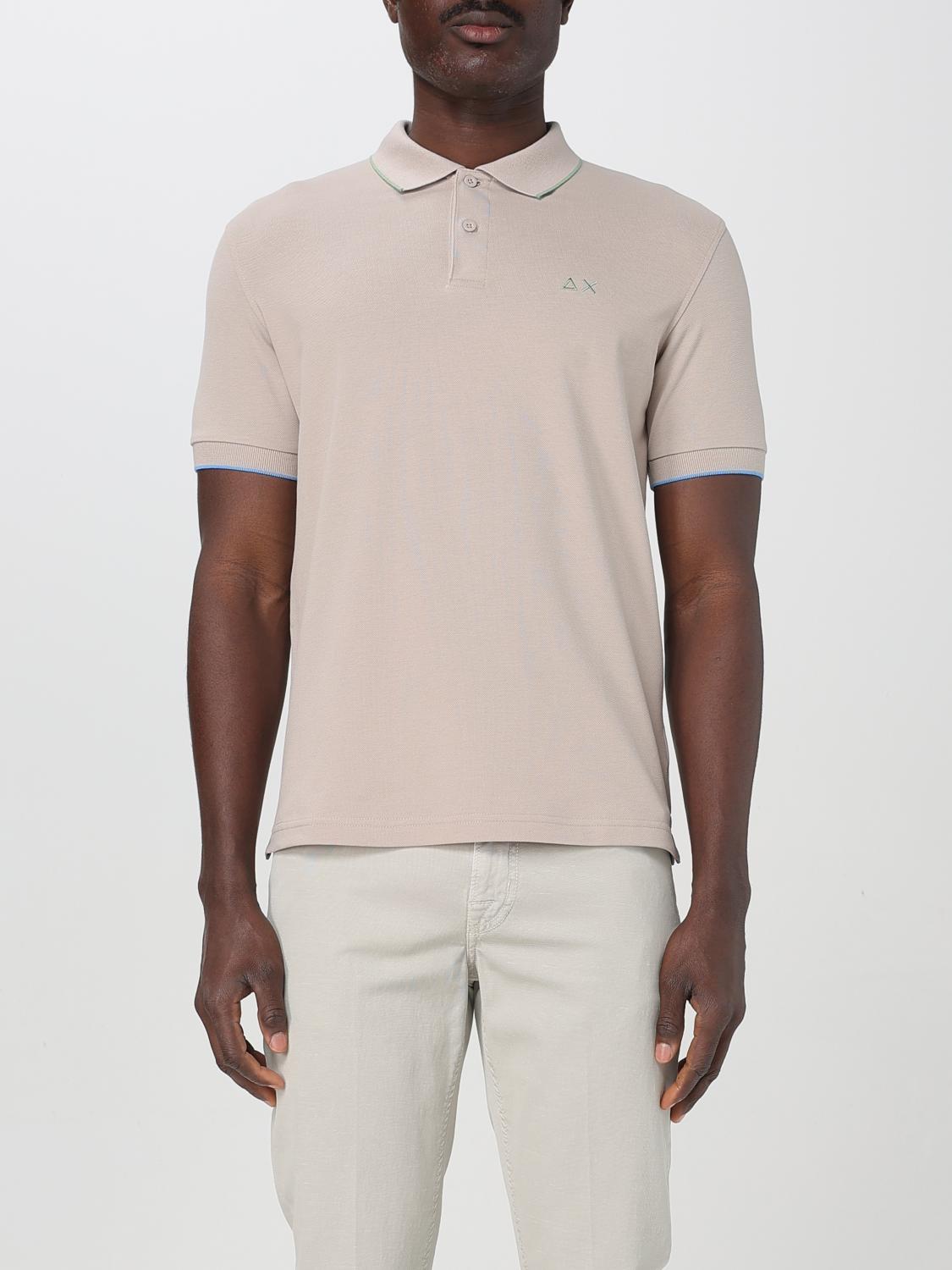 Sun68 Polo Shirt Men Color Charcoal In チャコール