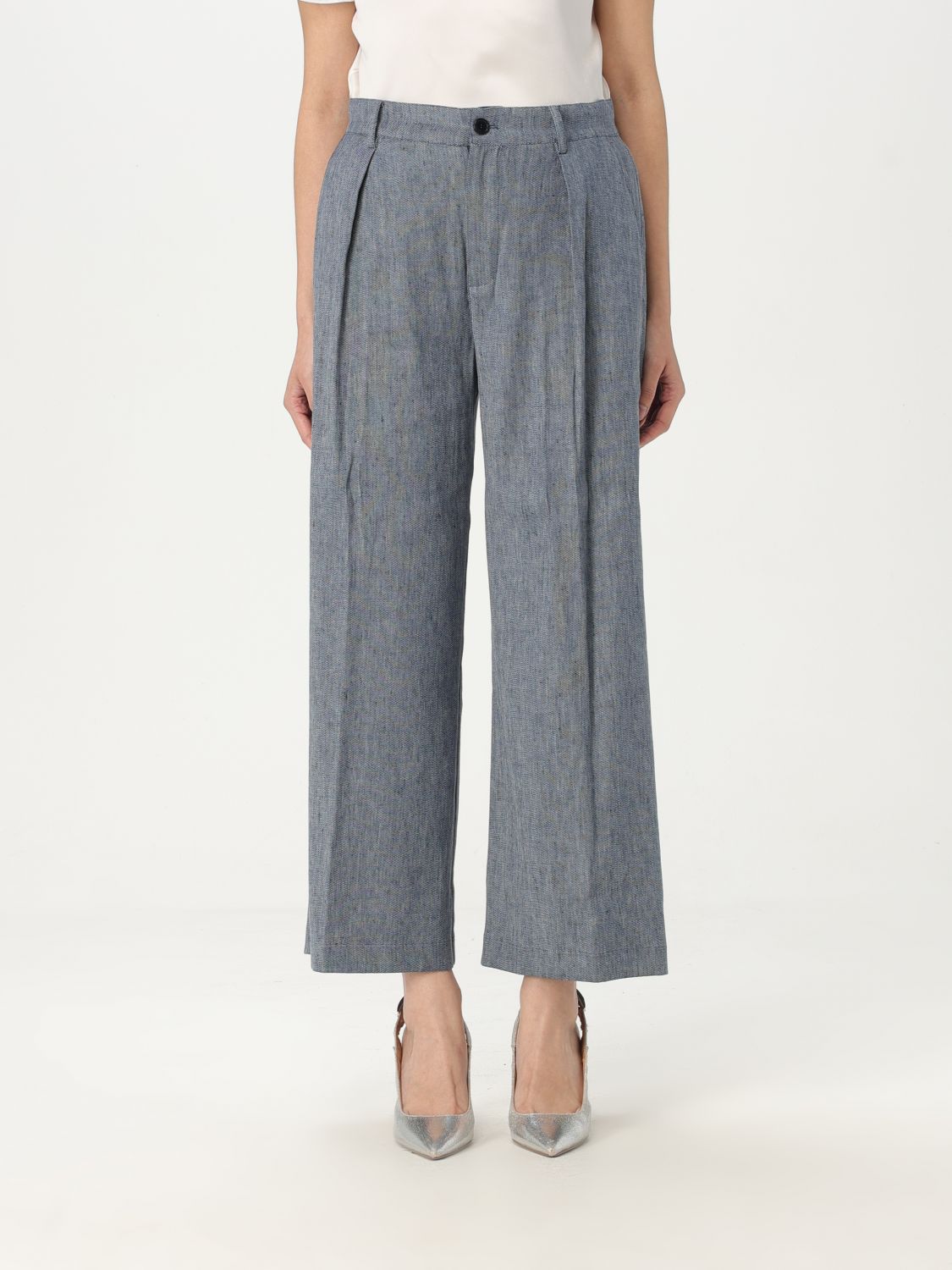Liu •jo Pants Liu Jo Woman Color Denim In Denim