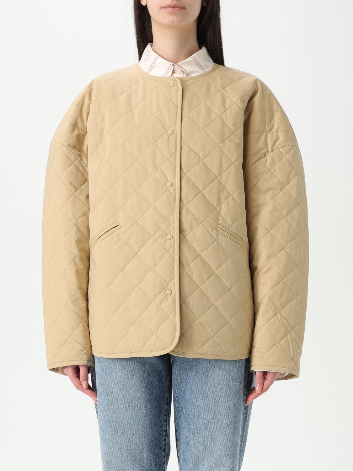 Totême Blazer Toteme Woman Color Beige In Beige