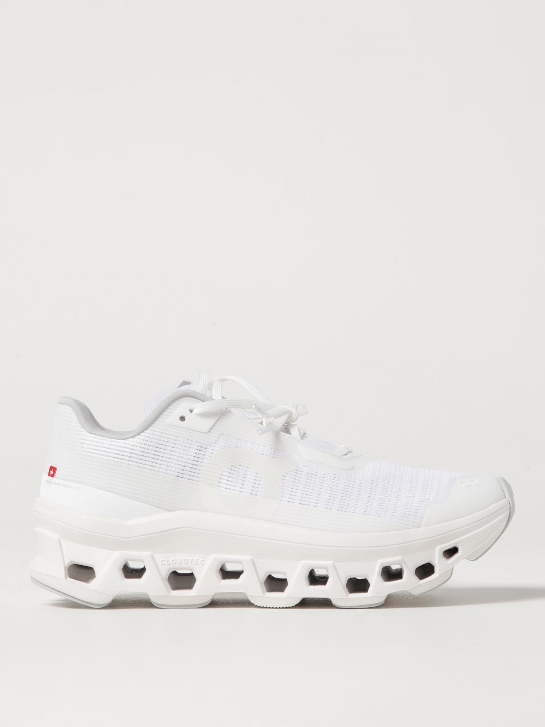 On Running Cloudmonster Void Sneakers In White