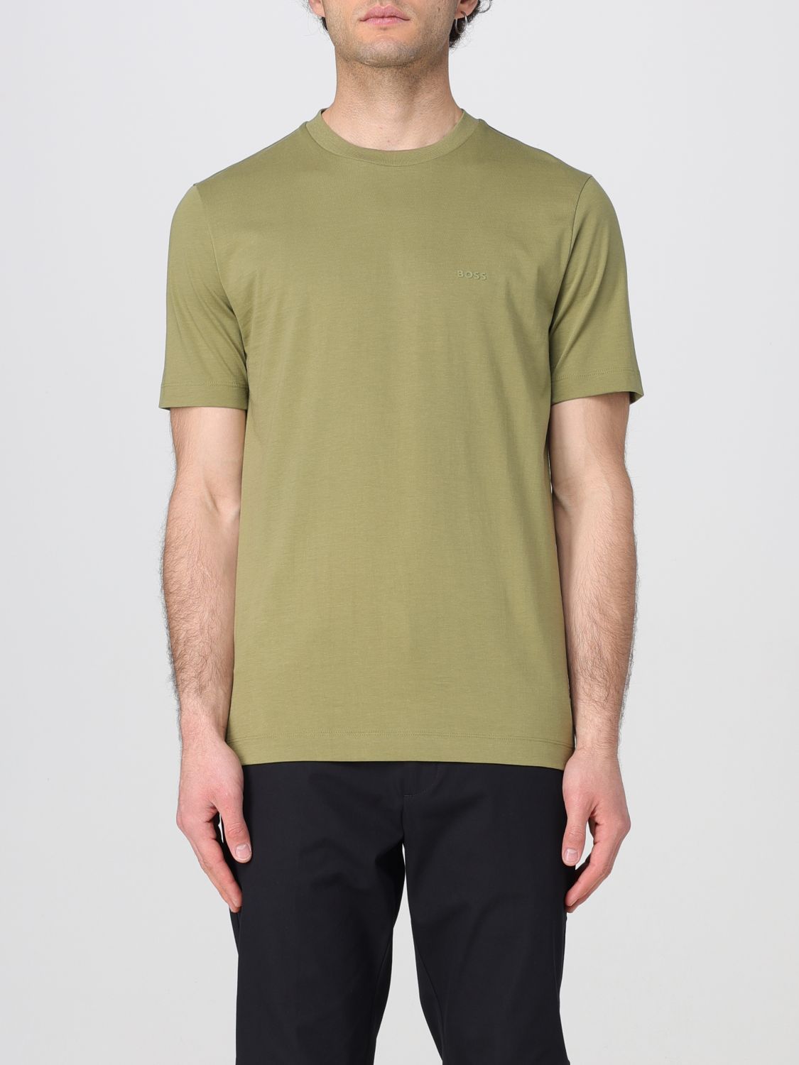 Hugo Boss T-shirt Boss Men Color Green In Green