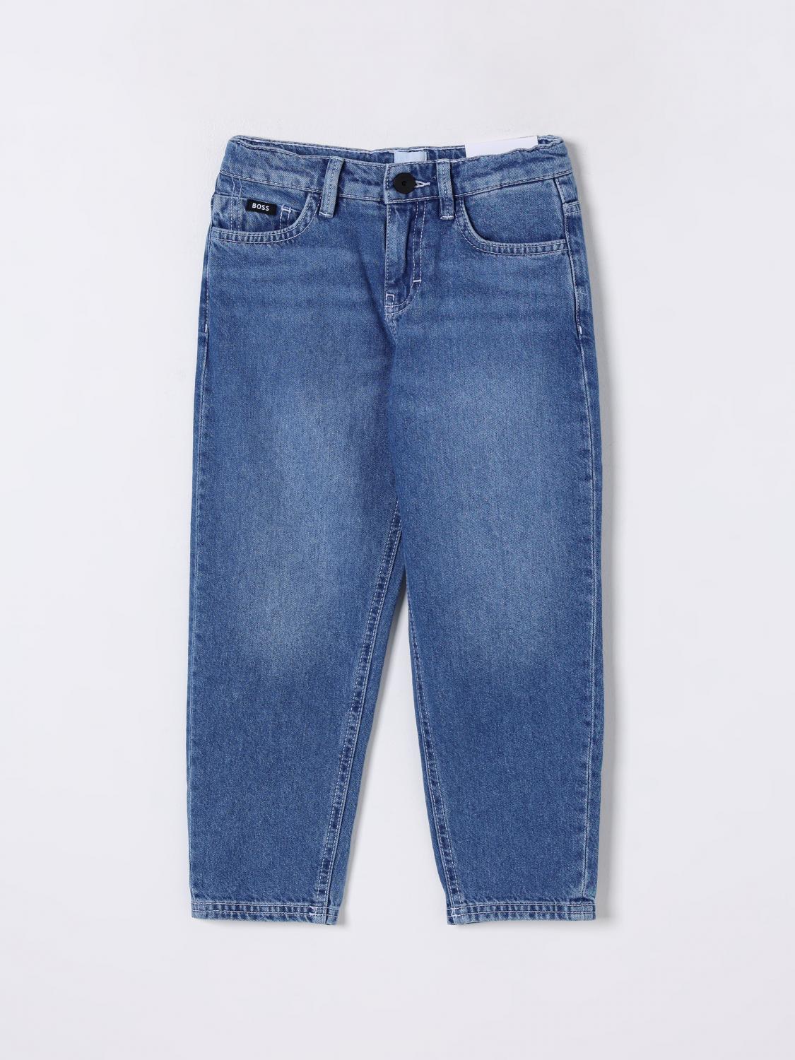 Hugo Boss Jeans Boss Kids Color Denim In Denim