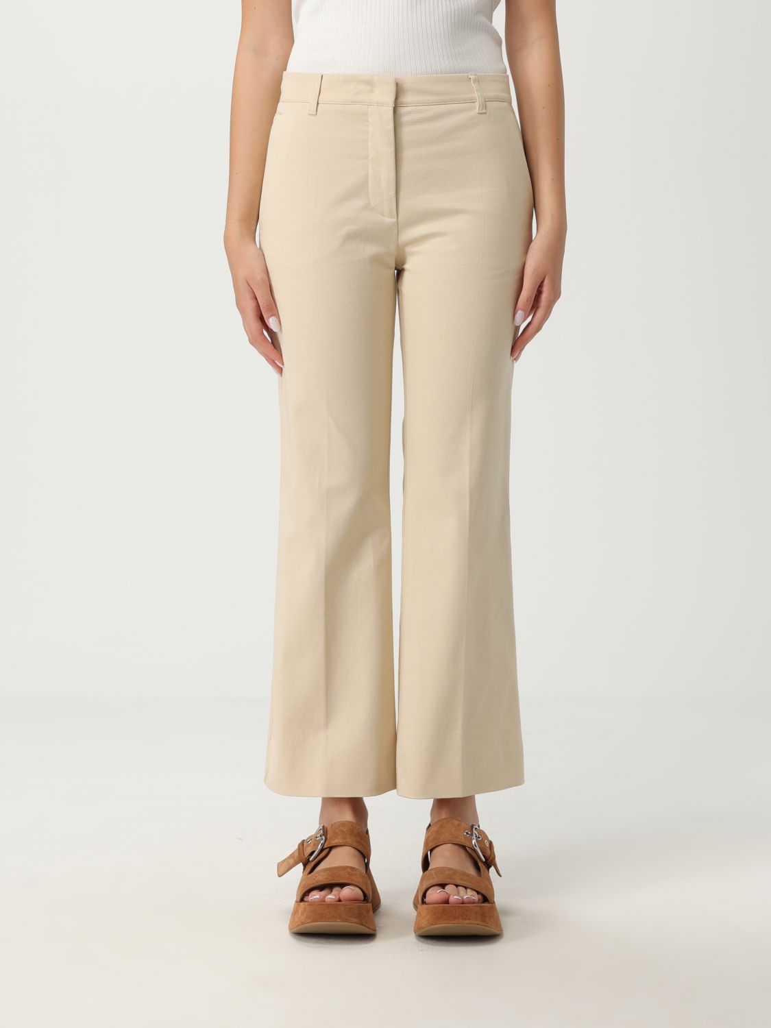 Weekend Max Mara Pants Woman  In Neutral