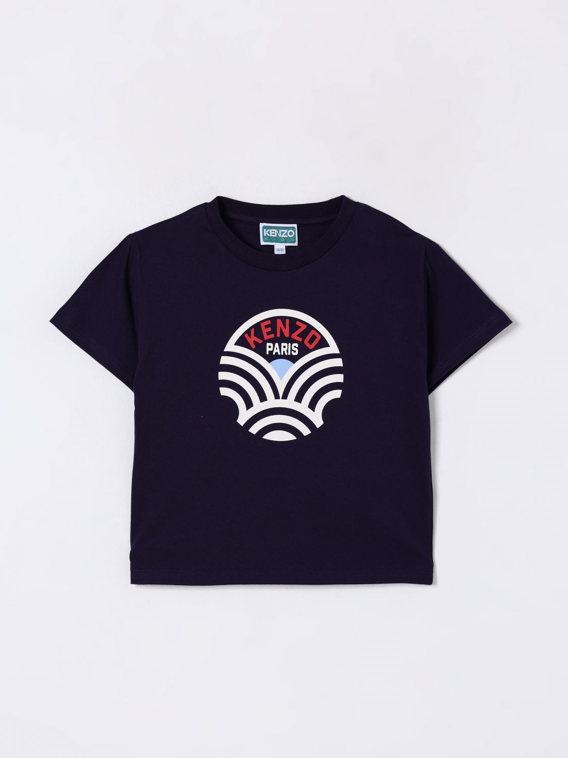 Kenzo Logo-print T-shirt In Marine