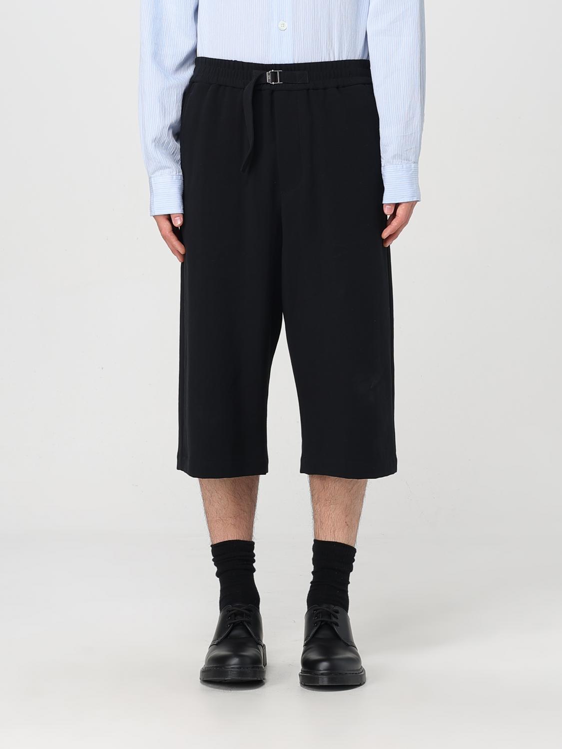 Ami Alexandre Mattiussi Ami Paris Loose Elasticated Large Bermuda In Black