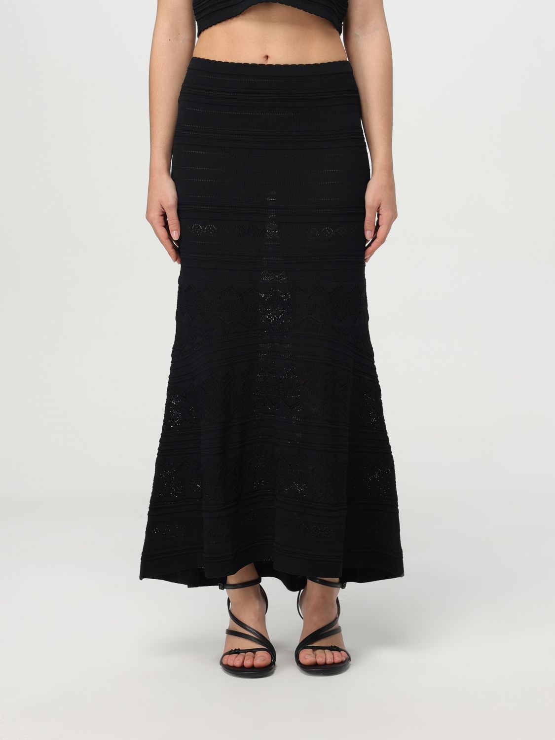 Shop Twinset Skirt Woman Color Black