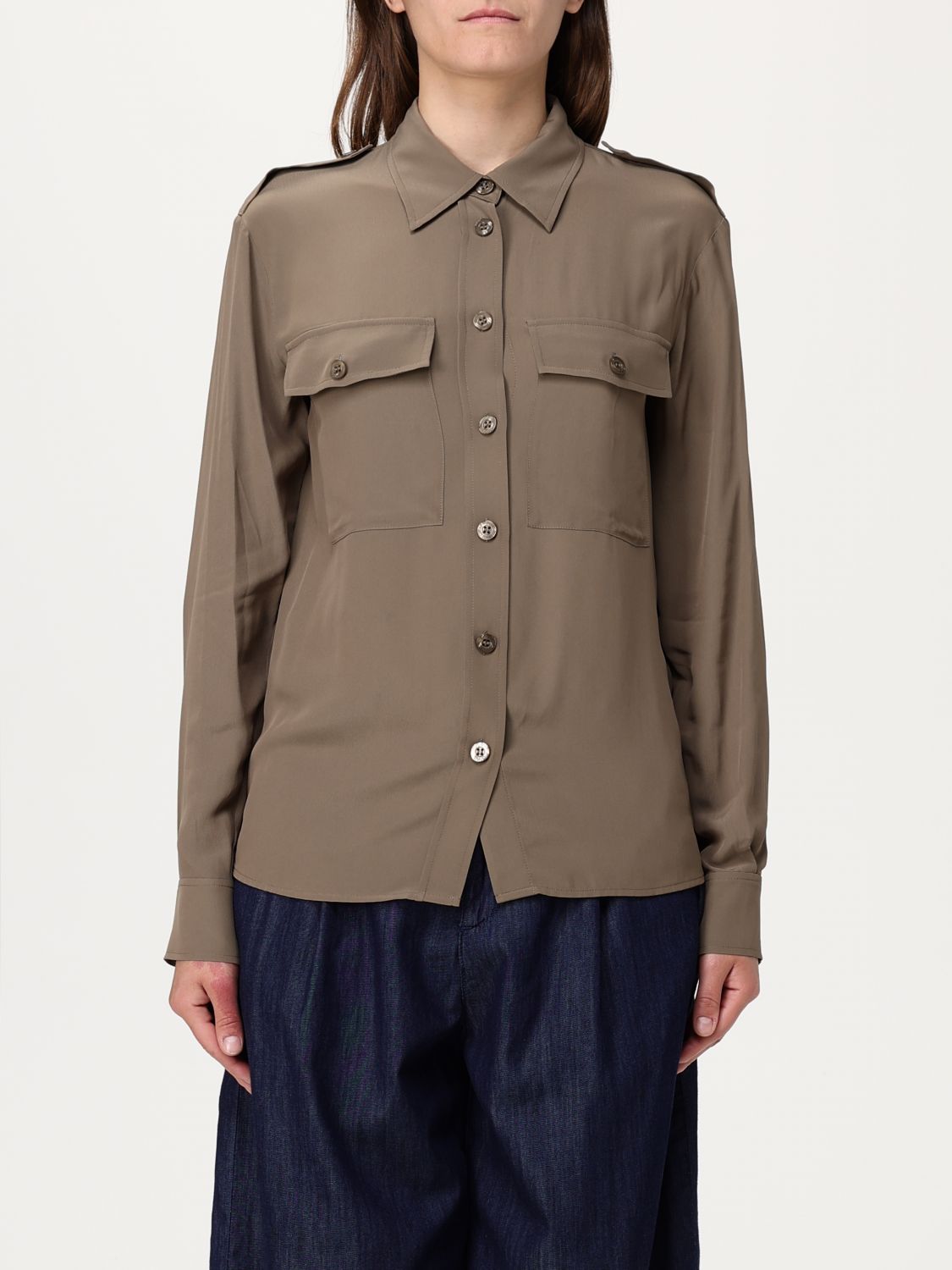Liu •jo Shirt Liu Jo Woman Color Brown