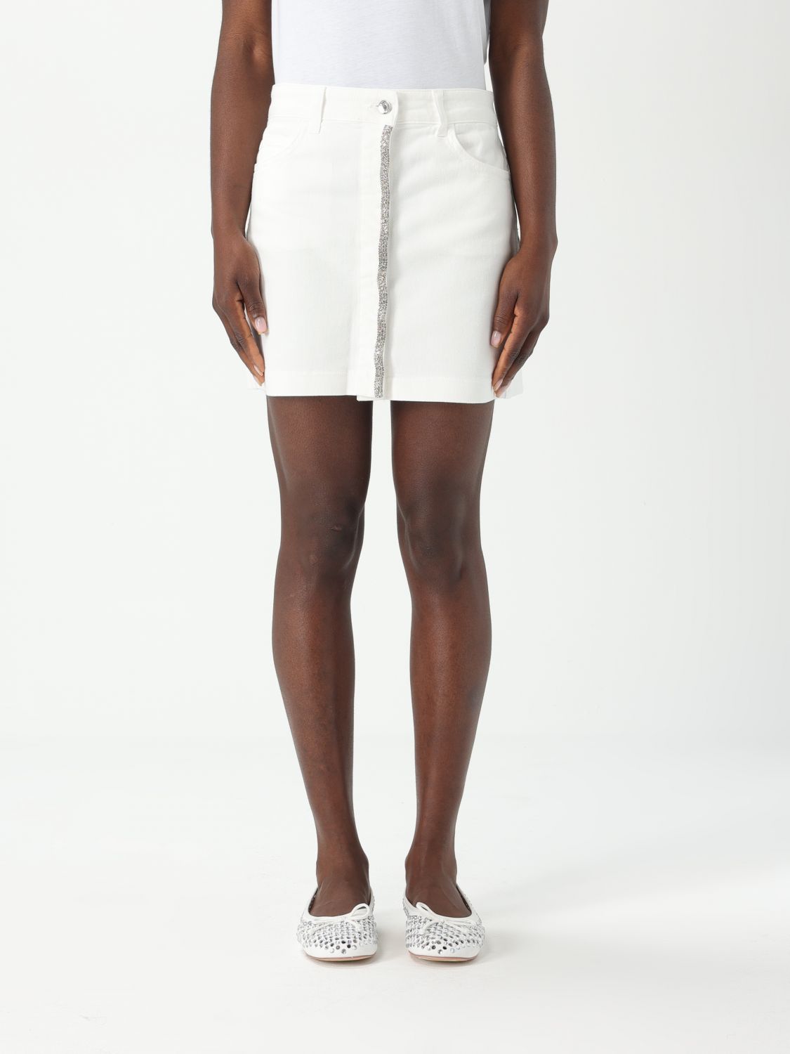 Liu •jo Skirt Liu Jo Woman Color White In White
