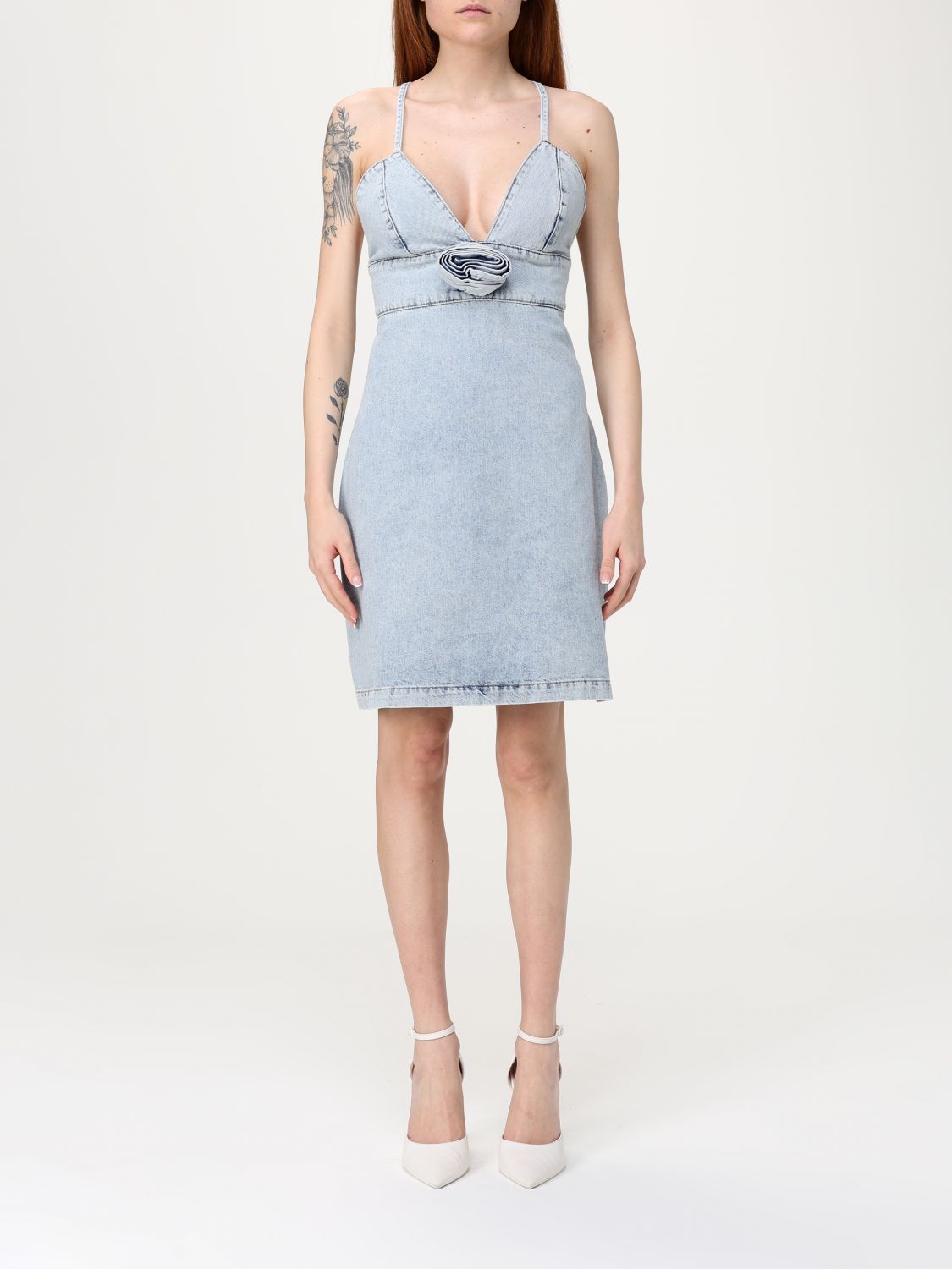Liu •jo Top Liu Jo Woman Color Denim In Denim
