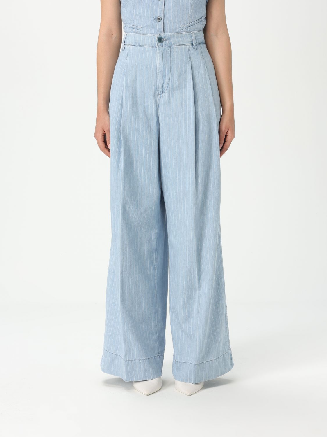 Shop Liu •jo Jeans Liu Jo Woman Color Denim