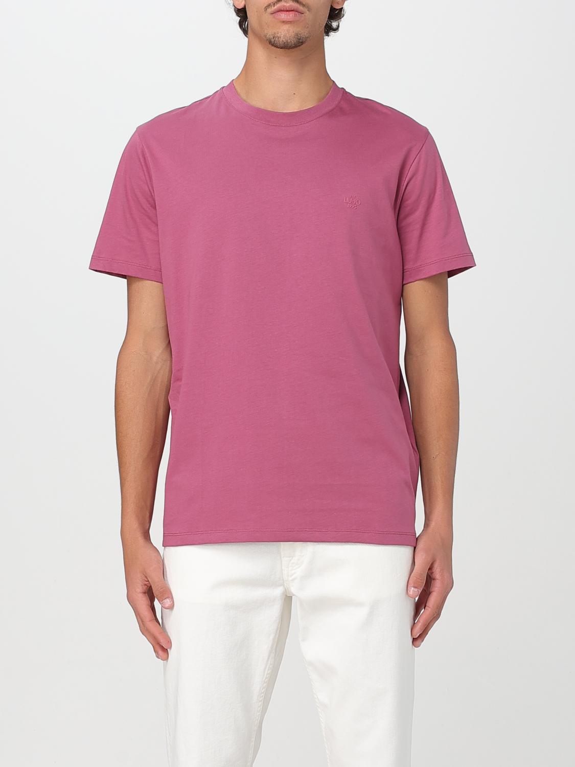 Liu •jo T-shirt Liu Jo Men Color Gnawed Blue