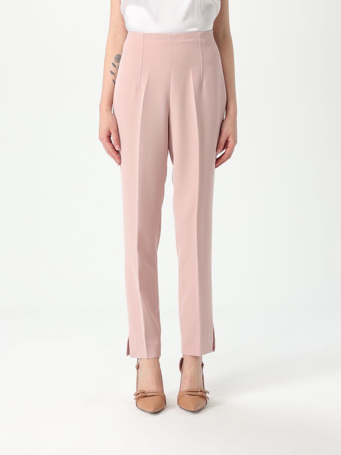 Shop Liu •jo Pants Liu Jo Woman Color Pink