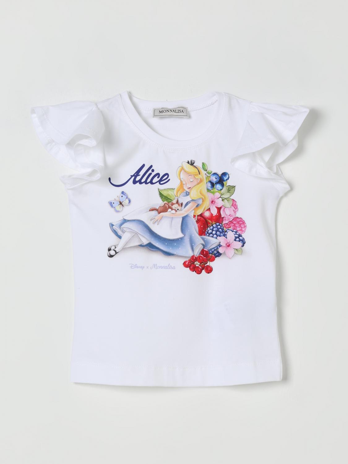 Monnalisa Alice T-shirt Mit Rüschenärmeln