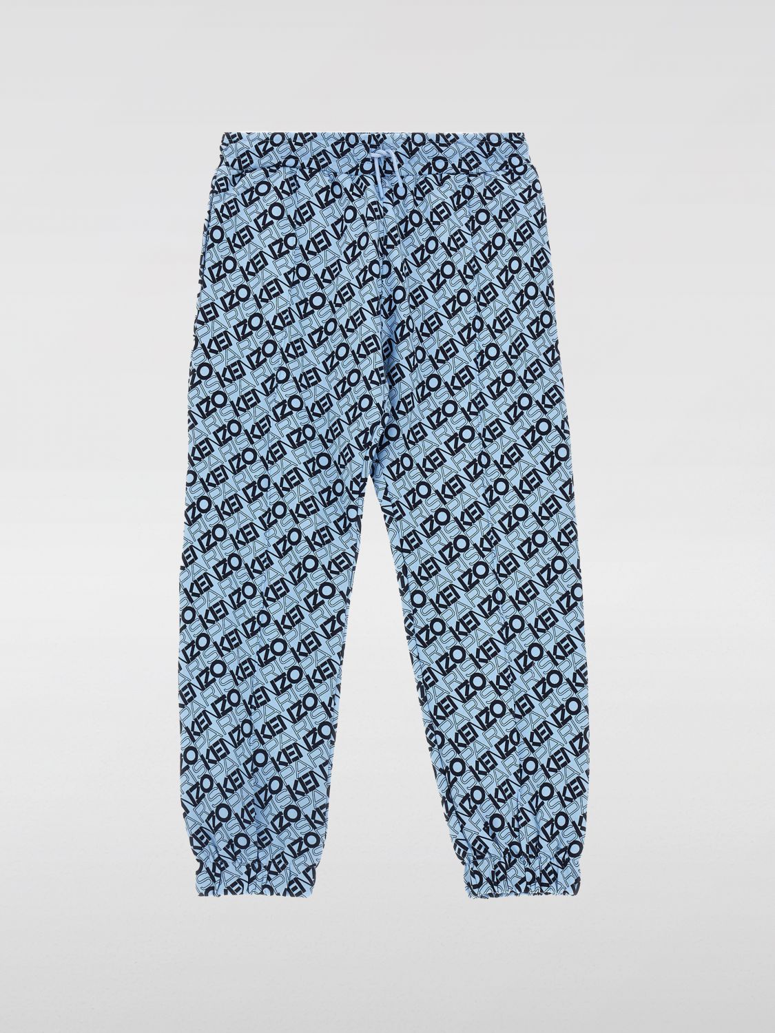 Kenzo Logo Joggers In Blue