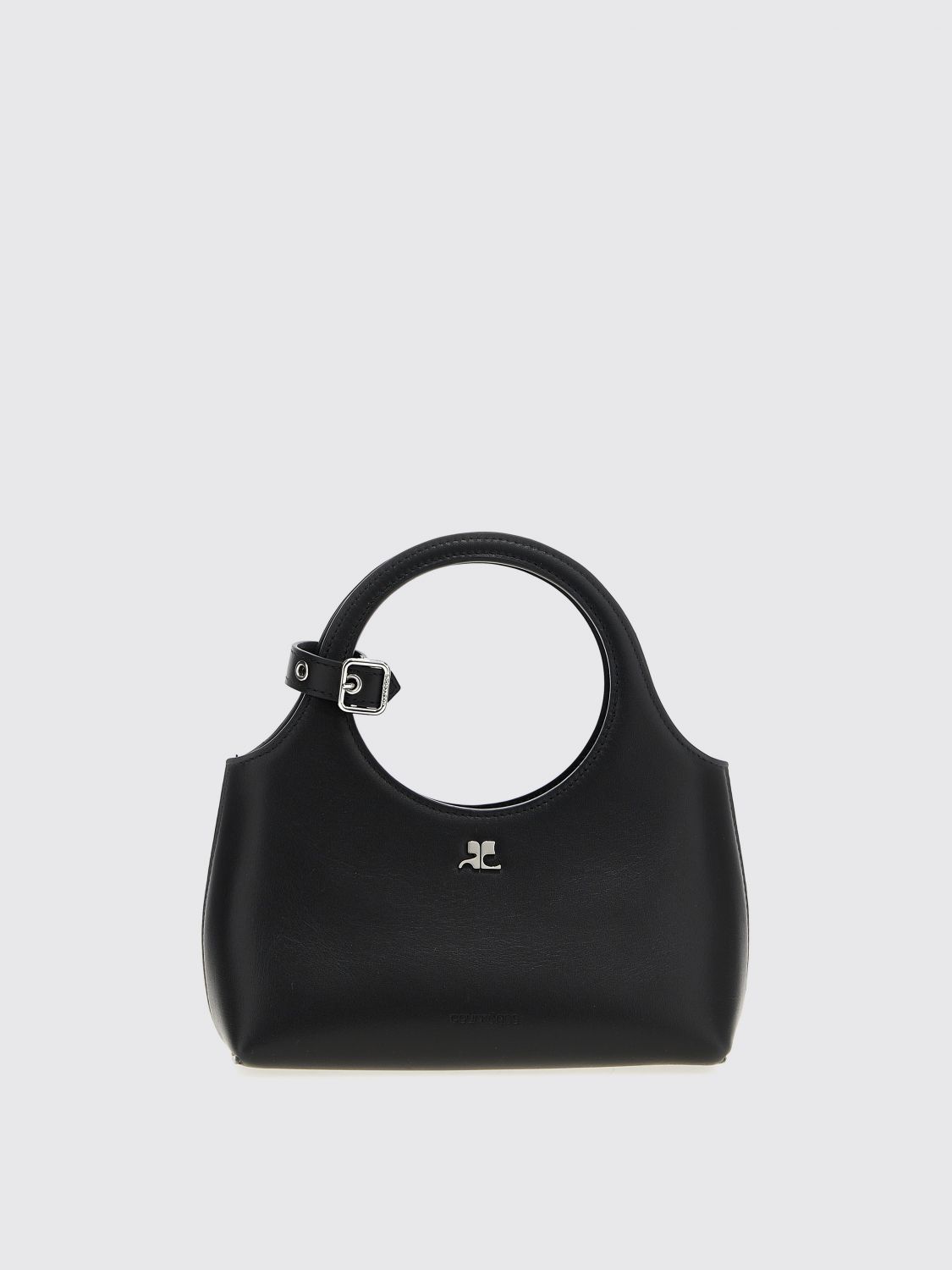 Shop Courrèges Mini Bag Woman Color Black