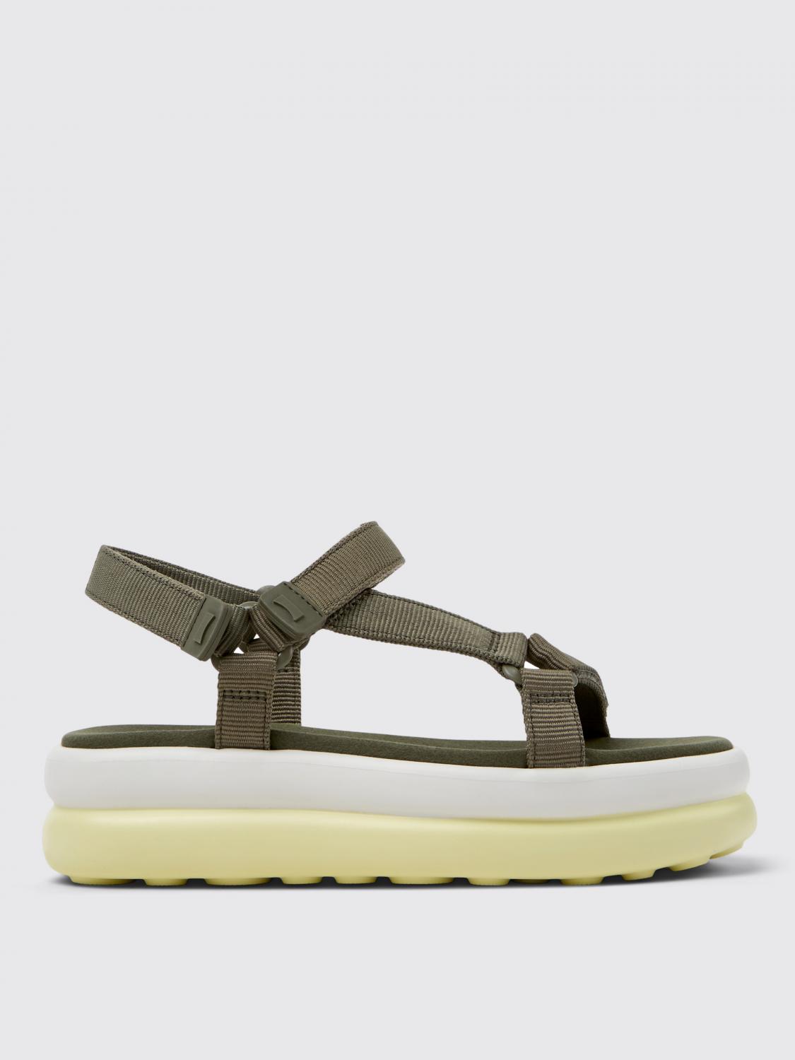 Camper Pelotas Flota Up Sandals In Green
