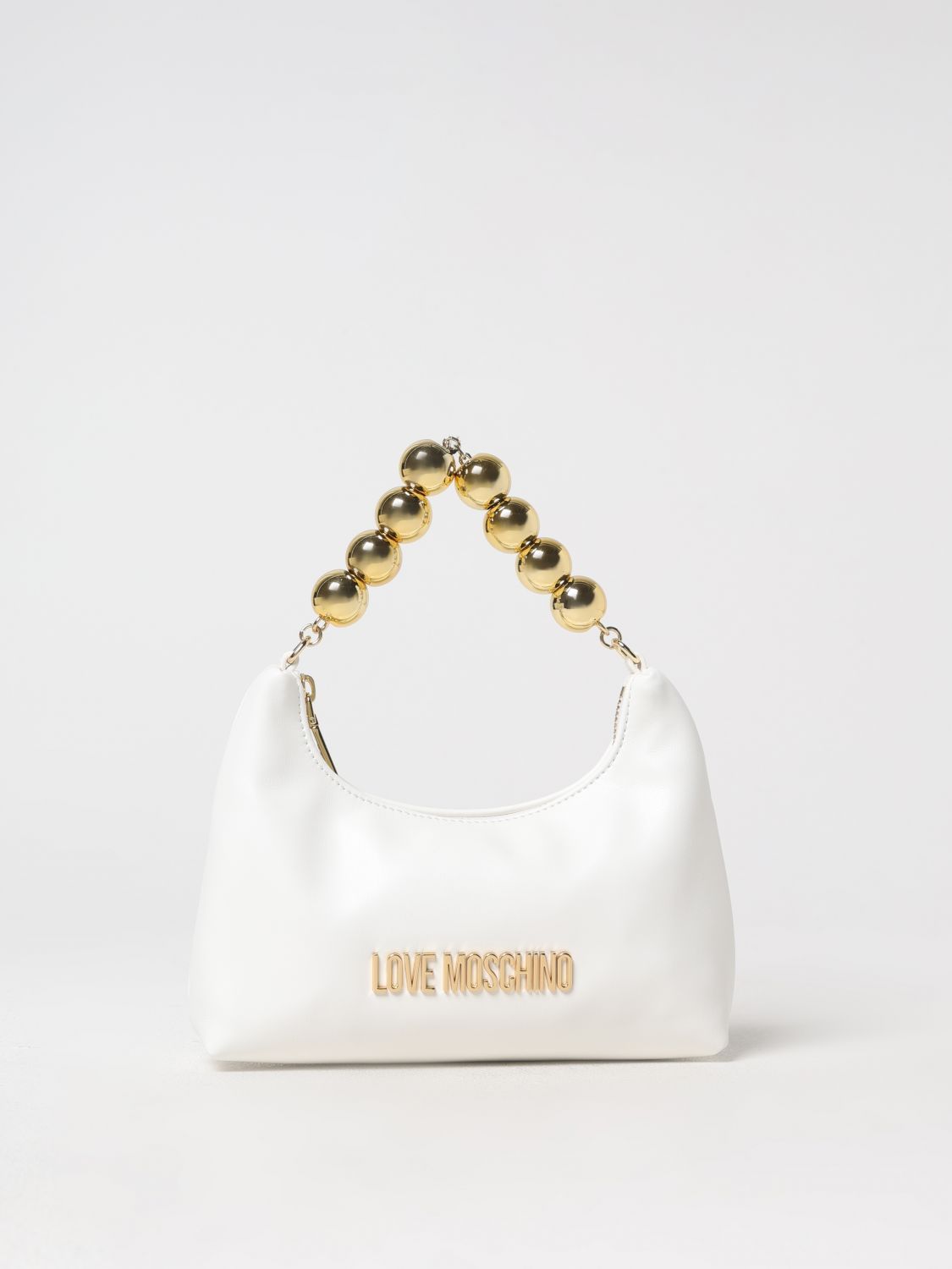 Love Moschino Logo-lettering Tote Bag In White