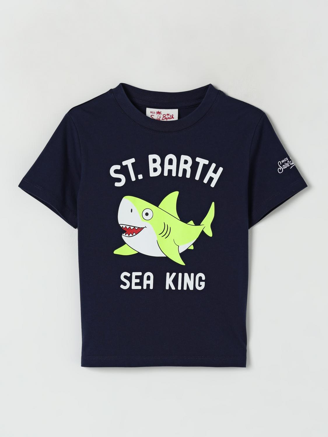 Shop Mc2 Saint Barth T-shirt Kids Color Multicolor