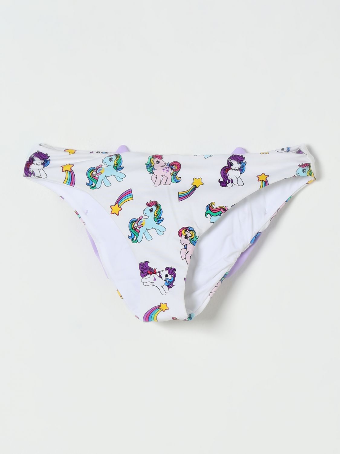 Mc2 Saint Barth Bow-detail Bikini Bottom In White