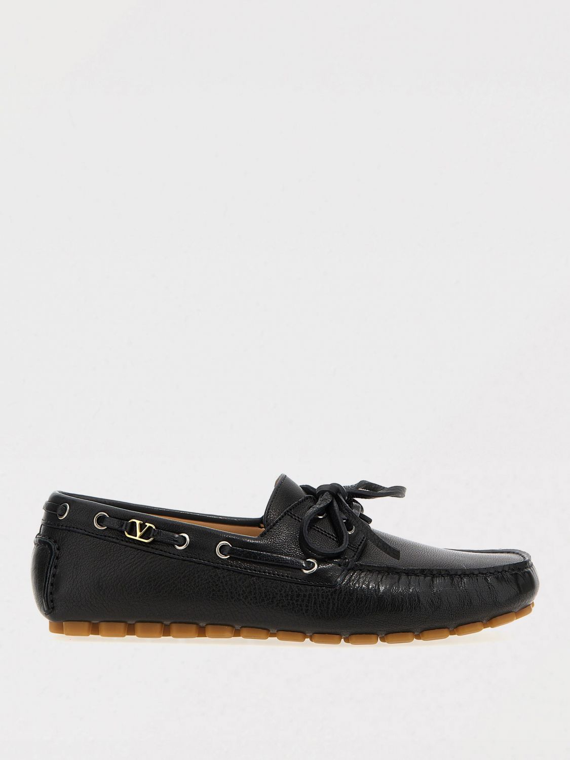 Shop Valentino Loafers Garavani Men Color Black