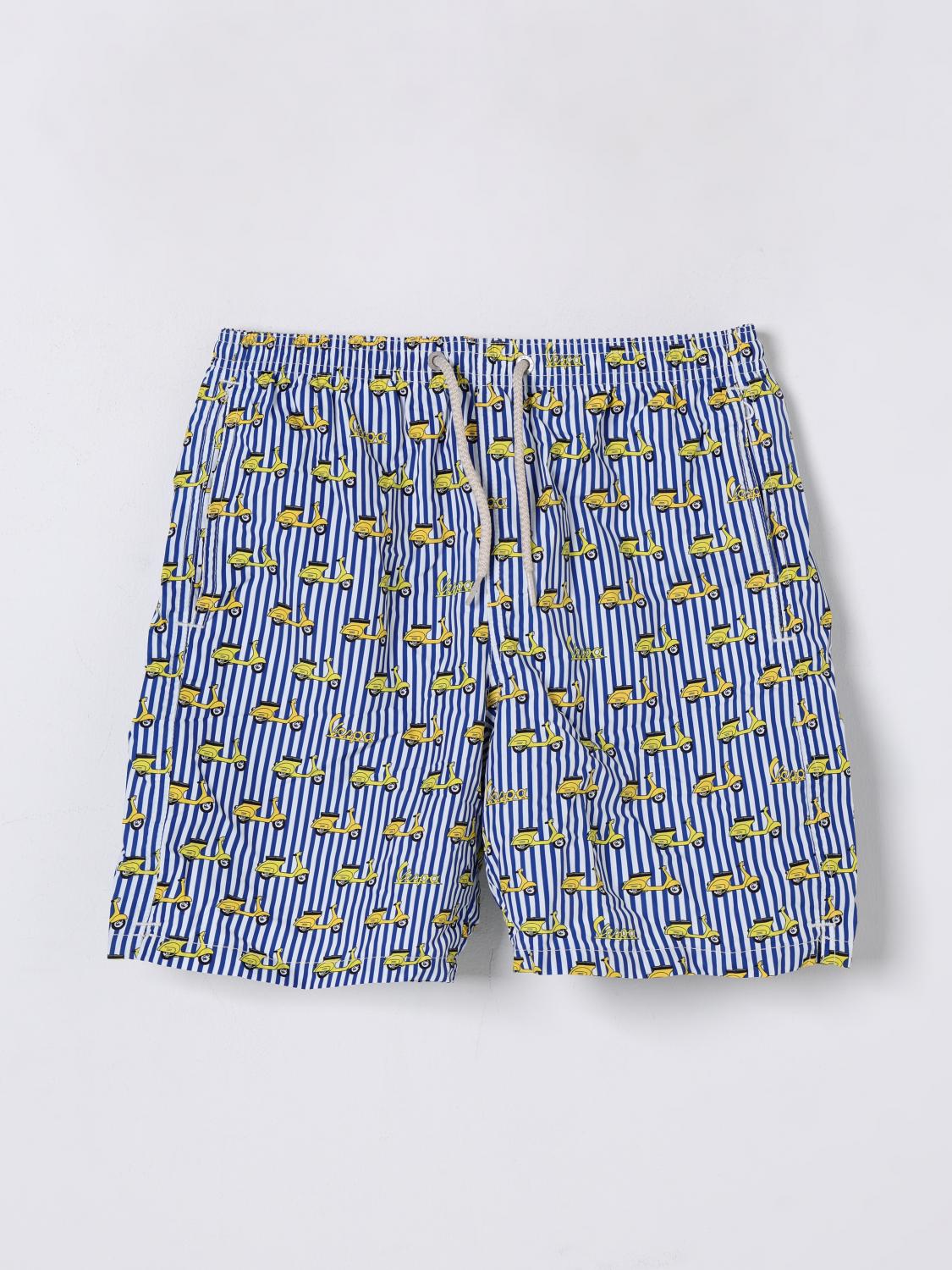Mc2 Saint Barth Elastic Drawstring Waist Swim Shorts
