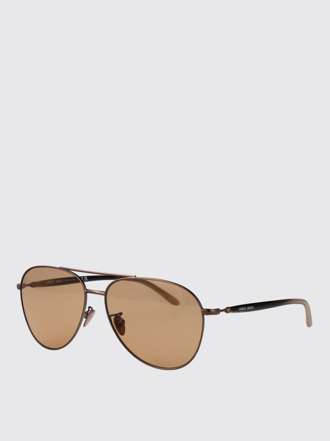 GIORGIO ARMANI Brown Men's Sunglasses
