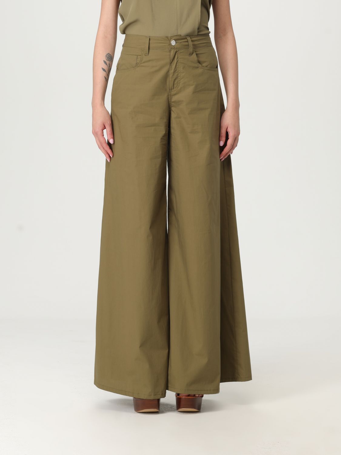Liu •jo Pants Liu Jo Woman Color Green In Green