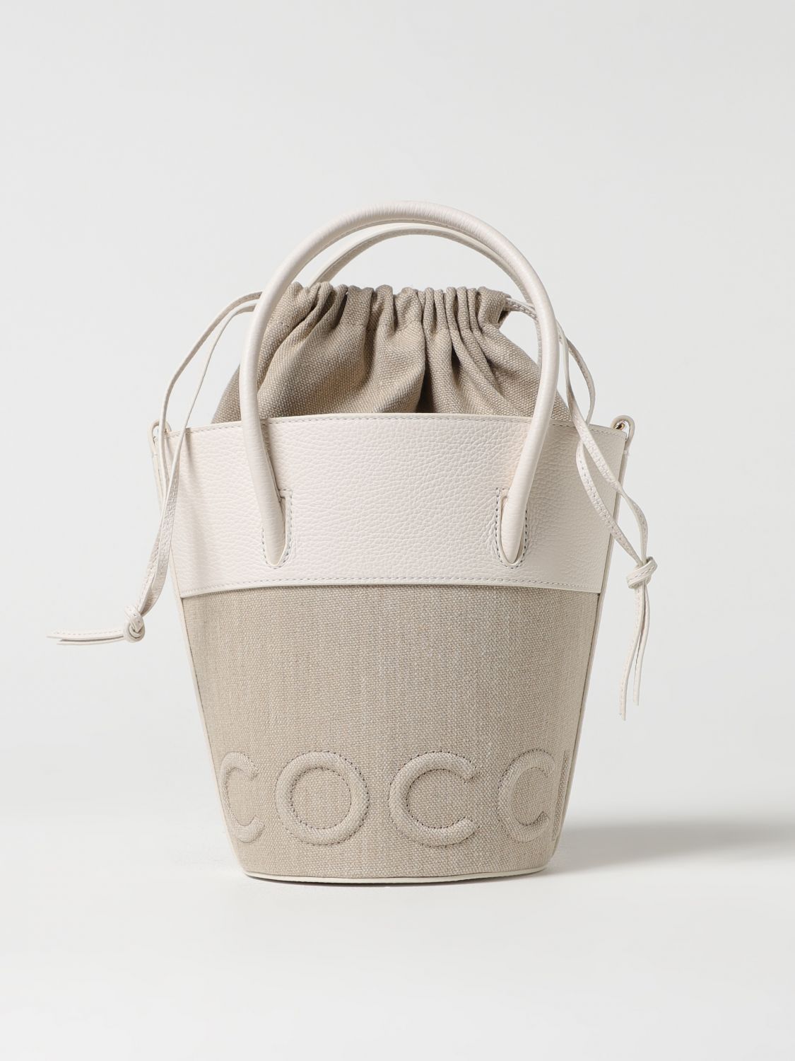 Shop Coccinelle Handbag  Woman Color Beige