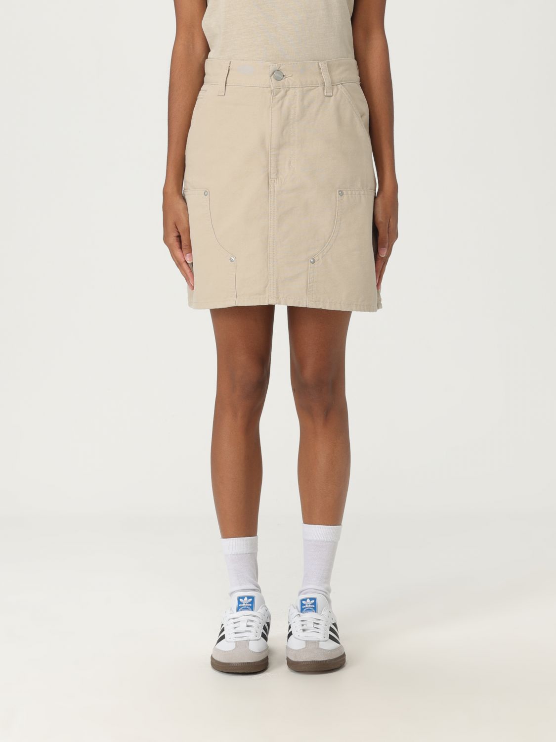 Shop Carhartt Skirt Wip Woman Color Beige