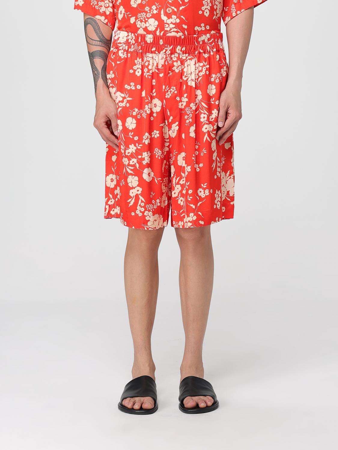 Laneus Man Red Shorts & Skirts In Red