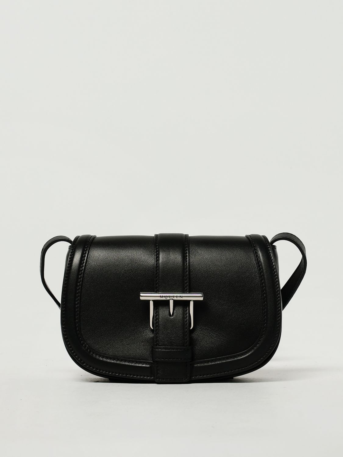 Alexander Mcqueen Alexander Mc Queen Satchel Black Leather Shoulder Bag