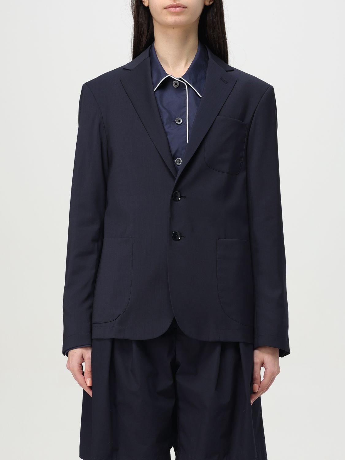 BARENA VENEZIA BLAZER BARENA WOMAN COLOR NAVY G84608045