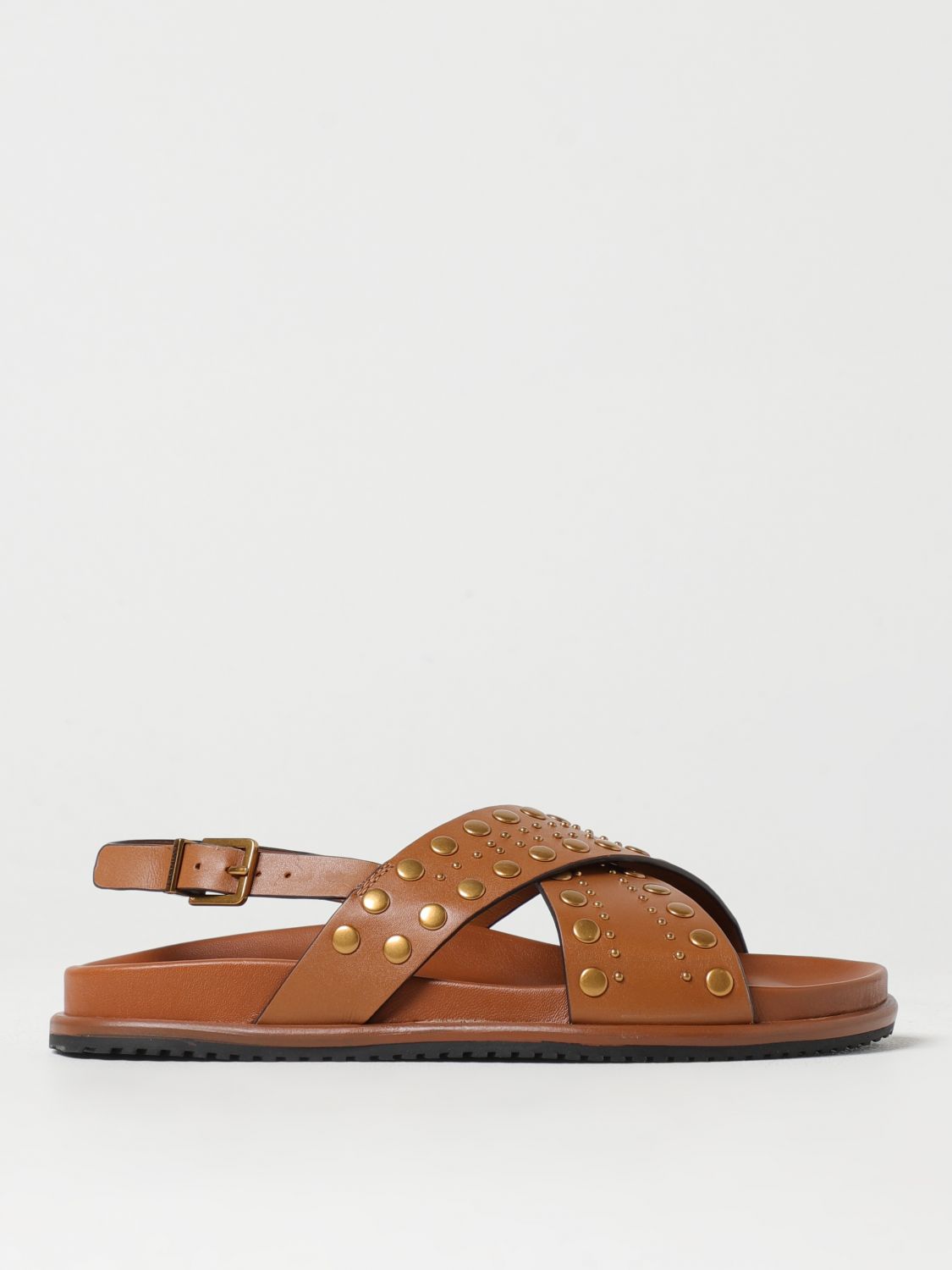 Twinset Flat Sandals  Woman Color Leather