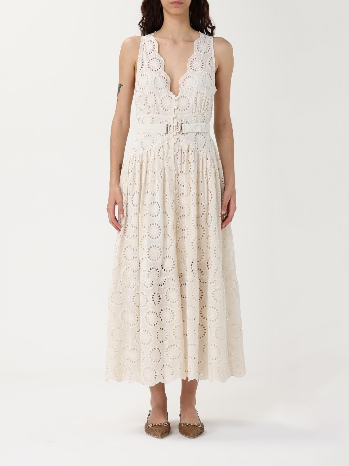 Twinset Dress  Woman Color White In ホワイト