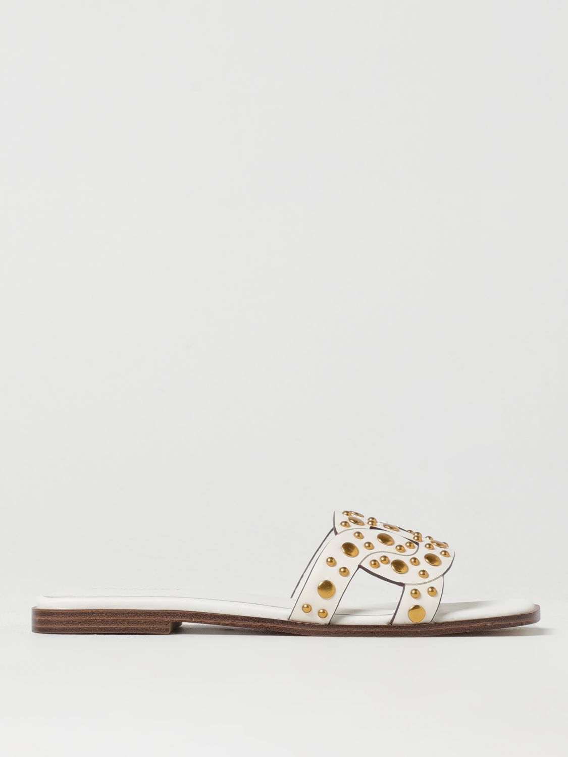Twinset Flat Sandals  Woman Color White
