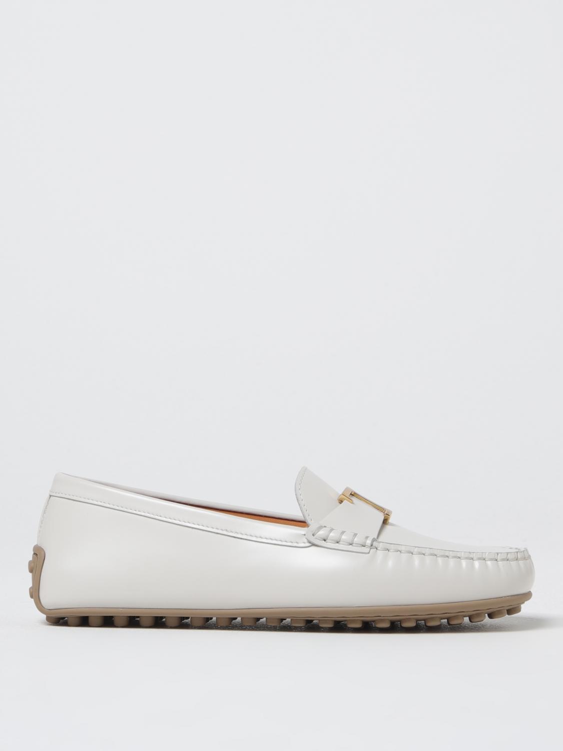 Tod's Loafers  Woman Color White In Weiss