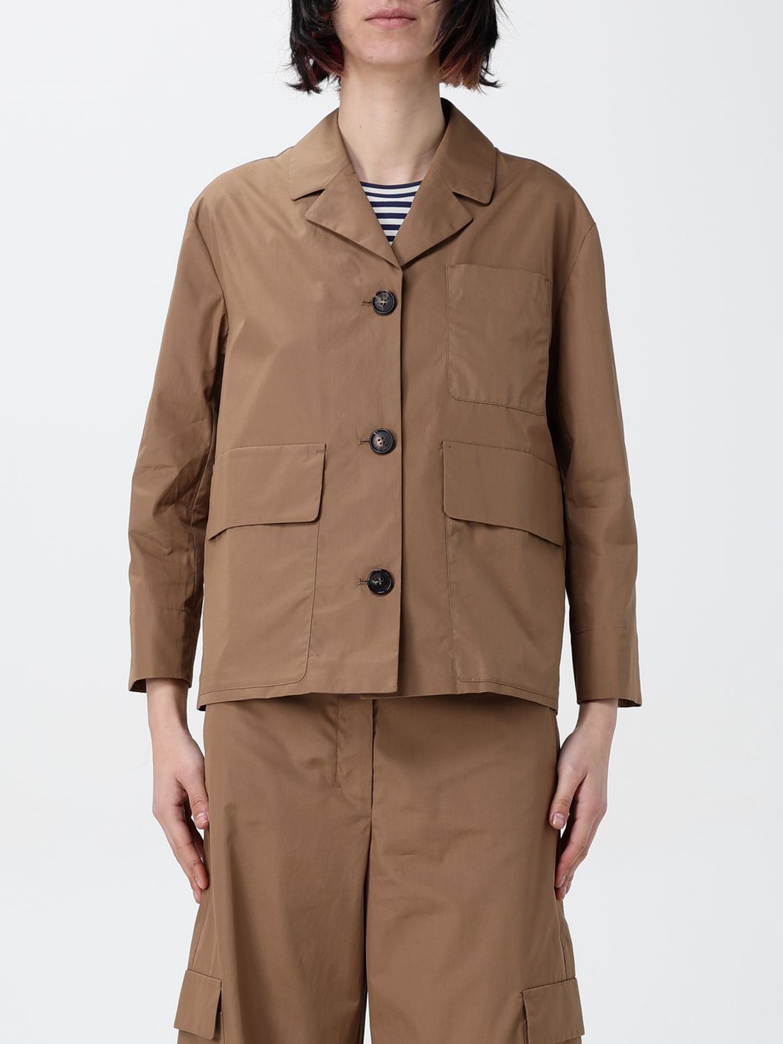's Max Mara Jacket  Woman Color Camel