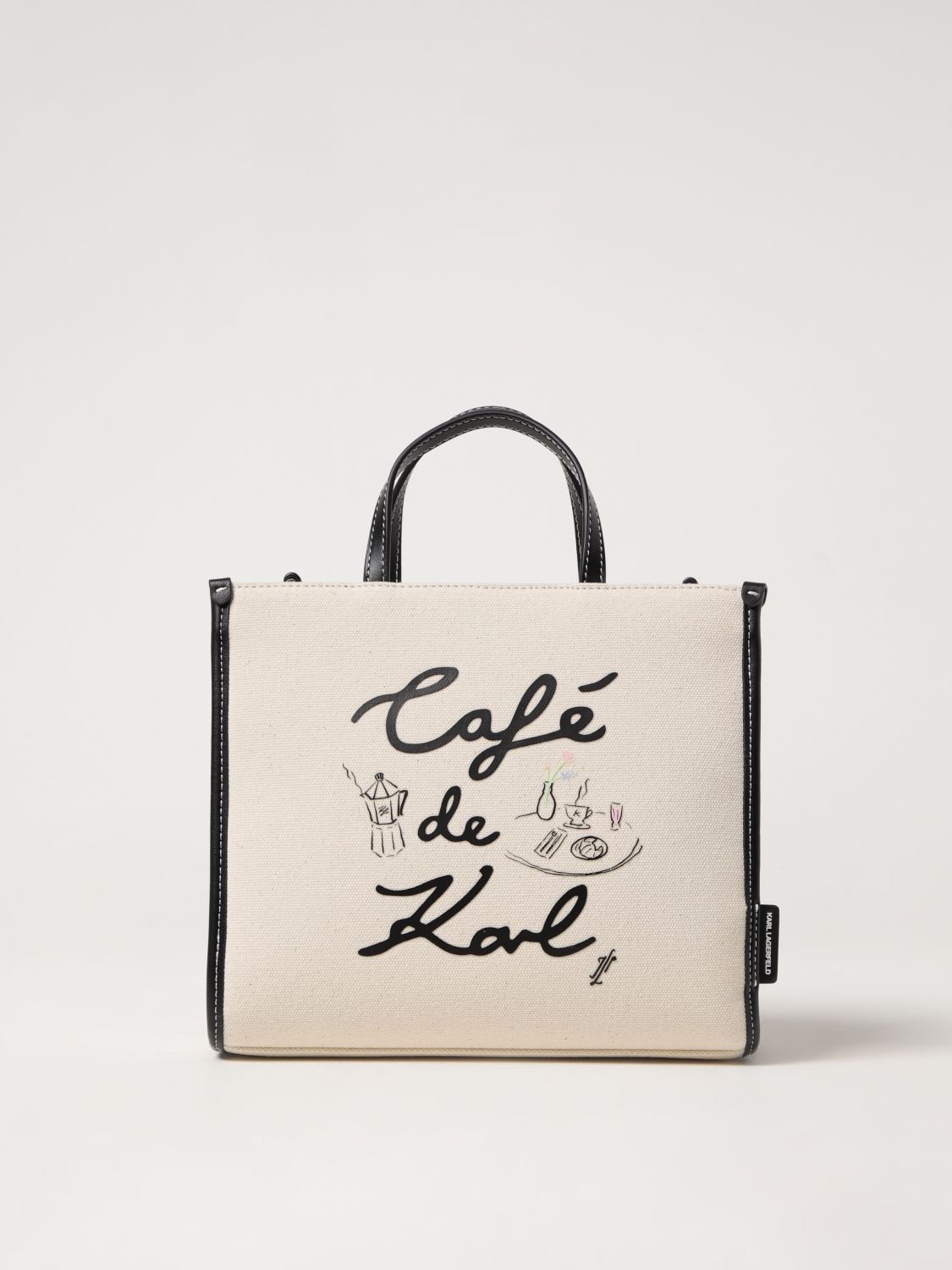 Karl Lagerfeld Tote Bags  Woman Color Natural In Natural